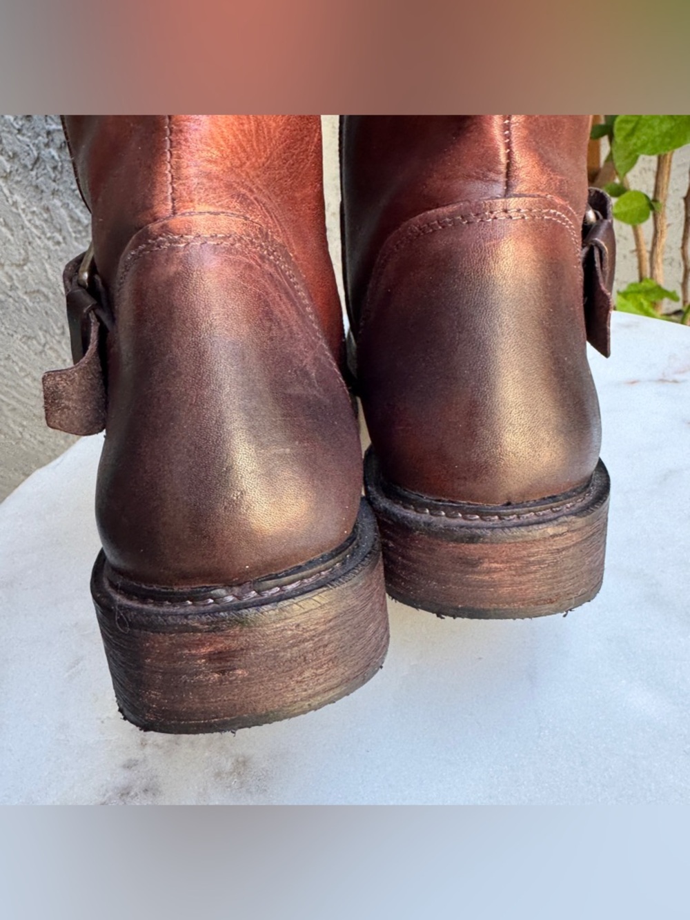 Vintage Foundry Co. Anya Leather Biker Boots - Picture 4 of 9